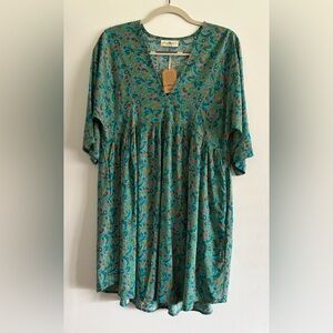 Natural Life Stella V-Neck Mini Dress / Tunic Size S